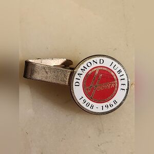 Hoover Diamond Jubilee Tie Clip Vintage